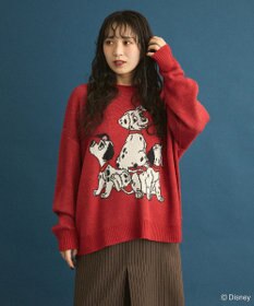 Green Parks １０１匹わんちゃん／ジャガードニット