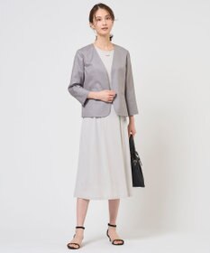 J.PRESS LADIES トリアセスムース フレア ワンピース