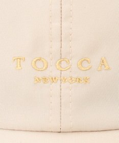 TOCCA 【紫外線90%カット・吸水速乾・抗菌防臭・接触冷感・洗える・サイズ調整可・ブローチ付け外し可】PEARL BROOCH CAP キャップ