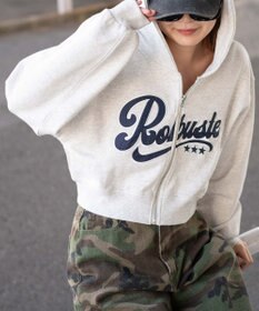 WEGO ロゴジップショートパーカー