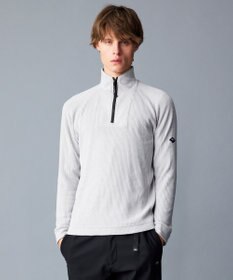 JOSEPH ABBOUD MOUNTAIN 【吸湿発熱/ソフト】ソフトウォームワッフル ハーフジップ カットソー