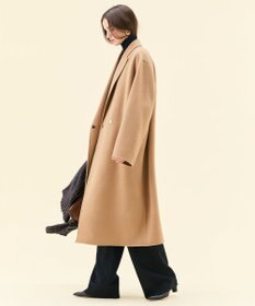 BEIGE， ZION / ウールロングチェスターコート