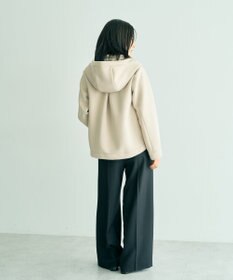 YECCA VECCA 中綿×カットボンディングZIPフーディー