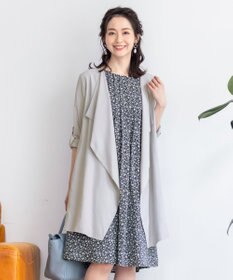 Tiaclasse L 【洗える】軽さが魅力のドレープコート