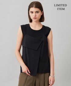 ICB L 【WEB限定・UVカット・洗える】ウール2WAYストレッチ キャミソールブラウス