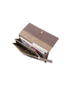 genten 【新色】フレスコ フラップ長財布