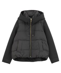 YECCA VECCA 中綿×カットボンディングZIPフーディー