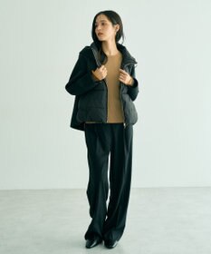 YECCA VECCA 中綿×カットボンディングZIPフーディー