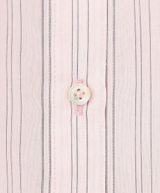 J.PRESS LADIES 【洗える】ランダムストライプ シャツカラー ブラウス