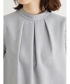 Green Parks ・ＥＬＥＮＣＡＲＥ　ＤＵＥ　リネンライクレースブラウス