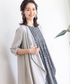 Tiaclasse L 【洗える】軽さが魅力のドレープコート