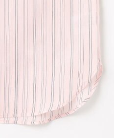 J.PRESS LADIES 【洗える】ランダムストライプ シャツカラー ブラウス