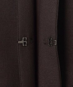 ICB 【洗える】プロヴィスウールツイル ノーカラージャケット