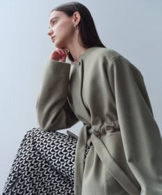 BEIGE， LABBOCK / ウール混2WAYショートコート