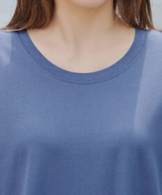 Tiaclasse 【洗える】フレンチスリーブカットソーワンピース