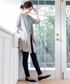 Tiaclasse L 【洗える】軽さが魅力のドレープコート