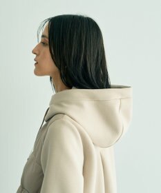 YECCA VECCA 中綿×カットボンディングZIPフーディー