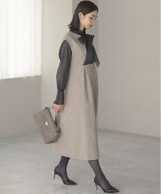 組曲 スエードライク トップハンドルバッグ