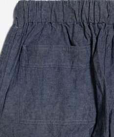 LENO DUNGAREES EASY PANTS《UNISEX》/ ダンガリーイージーパンツ