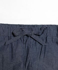 LENO DUNGAREES EASY PANTS《UNISEX》/ ダンガリーイージーパンツ