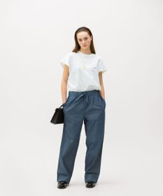 LENO DUNGAREES EASY PANTS《UNISEX》/ ダンガリーイージーパンツ
