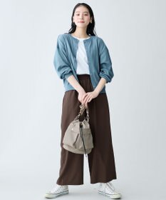 ANY シアーワッフルカーディガン