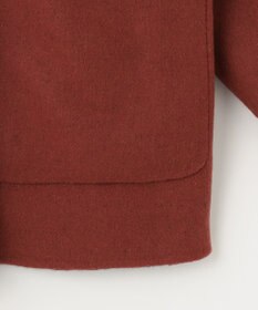 自由区 【リバーシブル】ウールリバー フード付きショートコート