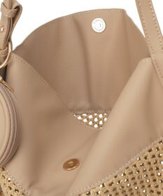 Green Parks 【２ＳＥＴ】ポーチチャーム付き雑材トートバッ