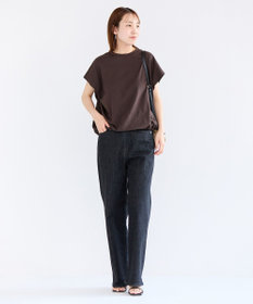 UNFILO L フレンチスリーブ ドロストTシャツ