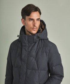 GOTAIRIKU 【仕事で着用可】MINOTECH メランジラミネート ダウンコート(23年モデル)