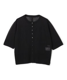 BEIGE， MOISE / シアーニット　5分袖カーディガン