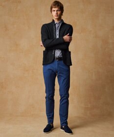 JOSEPH ABBOUD 【和紙使用エコ素材/日本素材/軽量/通気性/速乾性】和紙ムリネ ニット ジャケット