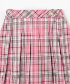 ANY KIDS ラメチェックプリーツスカパン