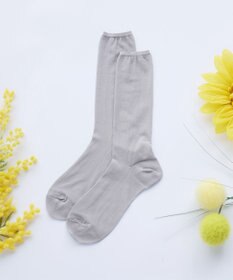 Tiaclasse シアー無地ソックス