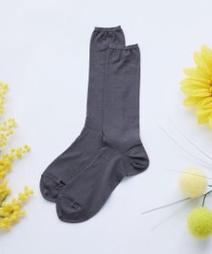 Tiaclasse シアー無地ソックス