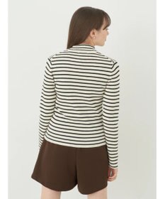 earth music&ecology やわらかタッチハイネックリブプルオーバー