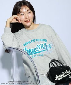 Green Parks ＡＮＧＥＬ　ＢＬＵＥ長袖ロゴ刺繍プルオーバー