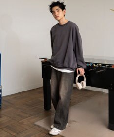 WEGO 【ユニセックス着用/MLXLサイズ展開/新色追加/裏起毛】スウェットプルオーバー