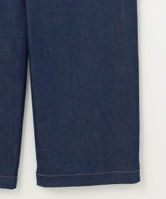J.PRESS LADIES S 【洗える】ハイパワーデニムツイル ワイド パンツ