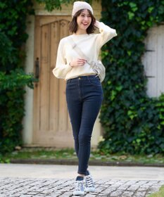 ANY SIS 【洗える】冬のシャルマン パフスリーブ ニット