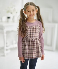 組曲 KIDS 【150-160㎝】ビスチェック トップス