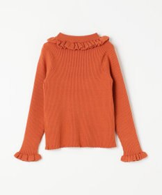 ANY KIDS 首フリル しあわせタッチ ニット