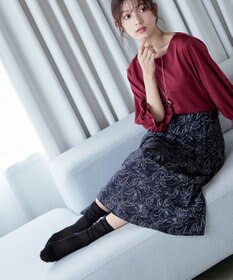 Tiaclasse シアー無地ソックス