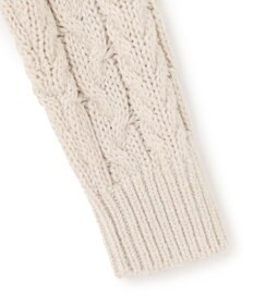 23区 【洗える】ルレックスケーブル スパンコール ラメニット