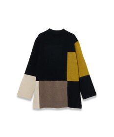 JOSEPH 【洗える】オーバーレイウールニット