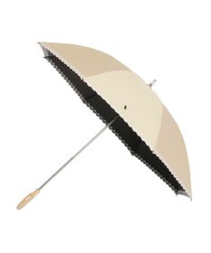 MOONBAT POLO RALPH LAUREN（ポロ ラルフローレン）晴雨兼用日傘 無地 刺繍 長傘 遮光率100％ 遮熱 UV