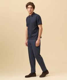 J.PRESS MEN ジャケットインの最適解【接触冷感 / 吸水速乾】【J.PRESS PREMIUM JERSEY】スキッパー ポロシャツ