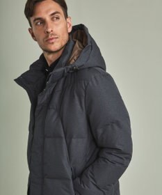 GOTAIRIKU 【仕事で着用可】MINOTECH メランジラミネート ダウンコート(23年モデル)