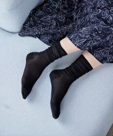 Tiaclasse シアー無地ソックス