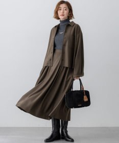 23区 S 【滝沢眞規子さん着用/WEB限定カラーあり】ウーステッドウール リブタートル ニット